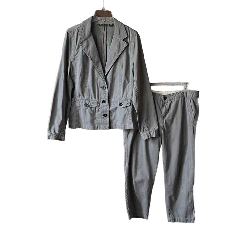 Gray Eddie Bauer Jacket and pant set. Size 16T and pants are 14